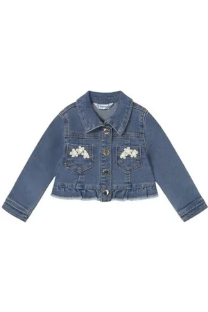 Mayoral Paksu takki 1461 Chaqueta vaquera volante bebé Azul 12 kuukautta