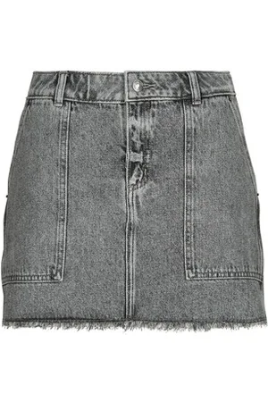 Michael Kors Lyhyt hame FRAYED DENIM MINI SKIRT US 6