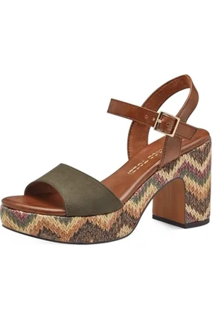 Marco Tozzi Sandaalit 22800842 726-KHAKI COMB Vert 36
