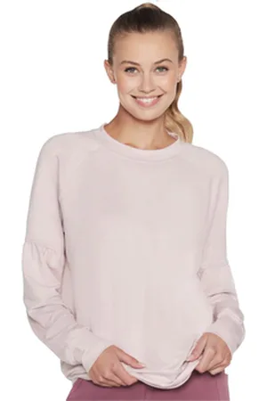 Skechers T-paidat pitkillä hihoilla Skechluxe Restful Crew EU M