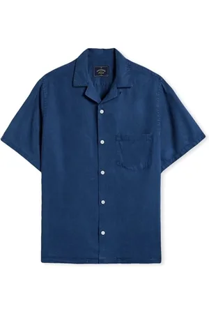 Portuguese Flannel Pitkähihainen paitapusero Dogtown Shirt - Blue EU S