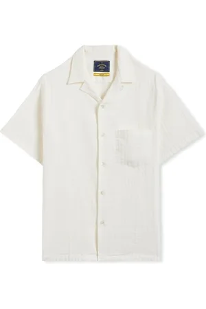 Portuguese Flannel Pitkähihainen paitapusero Mondego Shirt - White EU S