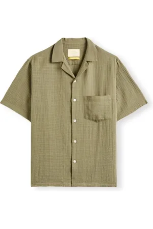 Portuguese Flannel Pitkähihainen paitapusero Grain Shirt - Khaki EU S