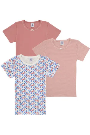 Petit Bateau Lyhythihainen t-paita 3 TEE SHIRTS MC 2 vuotta