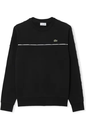 Lacoste Svetari Logo Trim Fleece Sweatshirt SH9818 - Black EU M