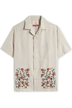Portuguese Flannel Pitkähihainen paitapusero Colibri Shirt - Off White EU M