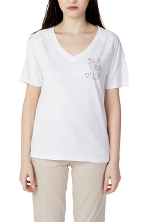 Blauer Lyhythihainen t-paita LOGO LATERALE 23SBLDH02404 EU XXL