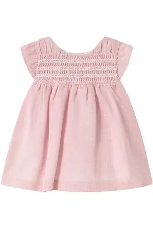 Mayoral Mekot 1846 Vestido nido abeja Rosa 3 kuukautta