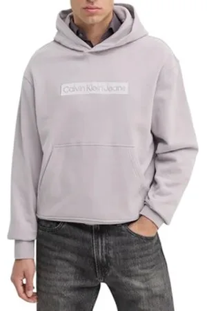 Calvin Klein Svetari EMBROIDERED BOX HOOD J30J326147 EU S