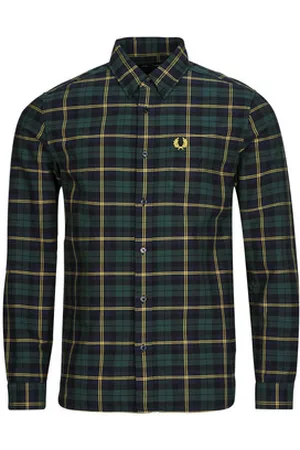 Fred Perry Pitkähihainen paitapusero OXFORD TARTAN SHIRT EU XXL