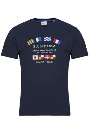 GANT Lyhythihainen t-paita GRAPHIC SS T-SHIRT EU S