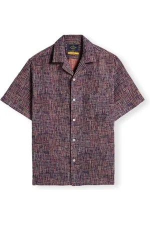 Portuguese Flannel Pitkähihainen paitapusero Summer Boucle Shirt - Blue EU L