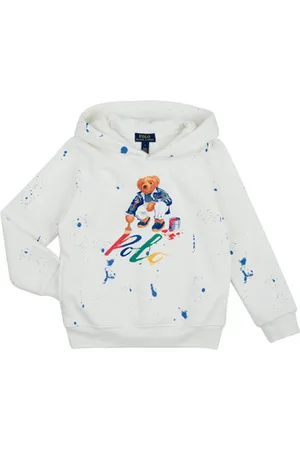 Ralph Lauren Svetari BEAR PO HOOD-KNIT SHIRTS-SWEATSHIRT 8 Jahre