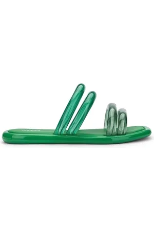 Melissa Sandaalit Airbubble Slide - Green/Transp Green 38