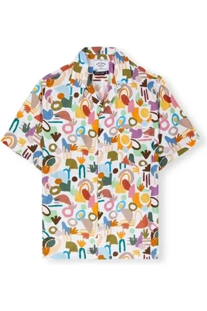 Portuguese Flannel Pitkähihainen paitapusero Painting - White EU L