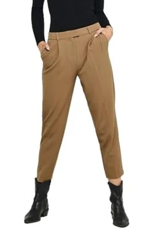 ONLY Housut Levila Lana Trousers - Toasted Coconut FR 36