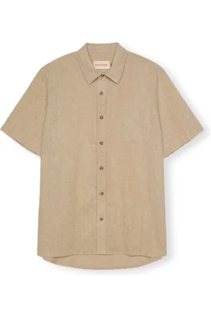 RVLT Pitkähihainen paitapusero Loose Shirt S/S - Orange EU XL