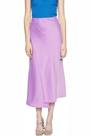 Y.A.S Lyhyt hame YAS Hilly Skirt - African Violet EU L