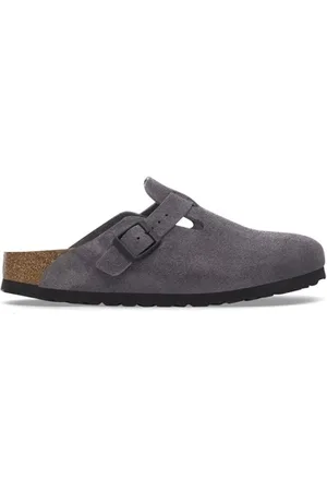 Birkenstock Sandaalit Boston Suede Leather Regular - Velvet Grey 37