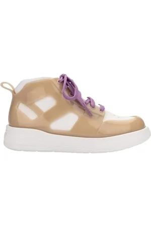 Melissa Tennarit Player Sneaker AD - Beige/White/Lilac 37