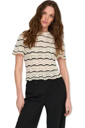 ONLY Neulepusero Anna Sofia Life Knit - Birch/Black EU S