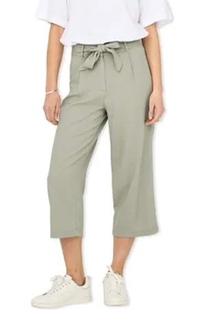 ONLY Housut Caro Linen Trousers - Tea EU S