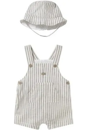 Mayoral Housut 1601 Conjunto peto y gorro Blanco 6 kuukautta