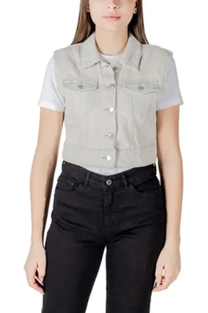 ONLY Pusakka Onlbeverly Vest Tint Bleach Dnm Red Tai 15341352 EU S