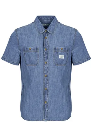 Guess Lyhythihainen paitapusero REGULAR SS DENIM SHIRT EU S