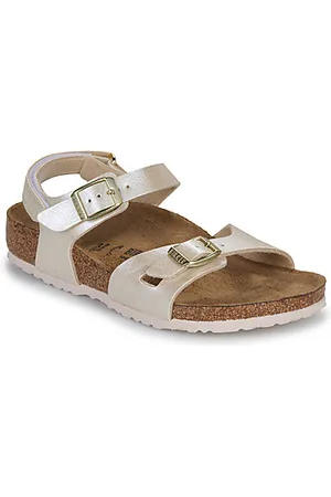 Birkenstock Tyttöjen sandaalit Rio AS Kids BF Graceful Pearl White 27