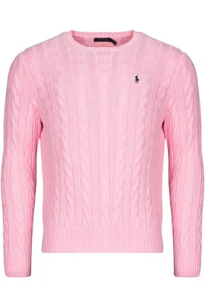 Ralph Lauren Neulepusero PULL COL ROND EN MAILLE TORSADEE EU S