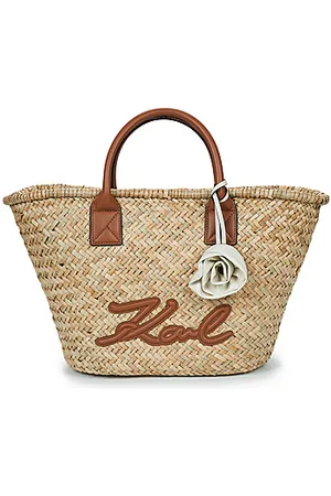 Karl Lagerfeld Toalettilaukku / Meikkipussi K/SIGNATURE RAFFIA MD BASKET Yksi Koko