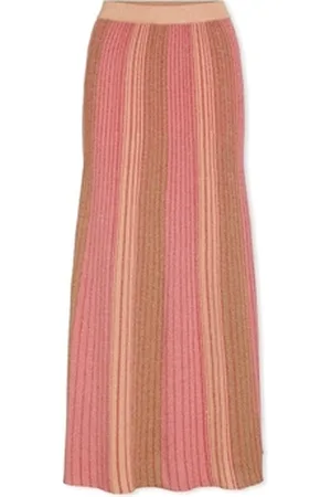 VILA Lyhyt hame Melvina Gitter Skirt - Aurora Red EU S