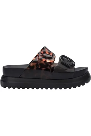 Melissa Sandaalit Cozy Platform - Black/Clear Tortoise 37
