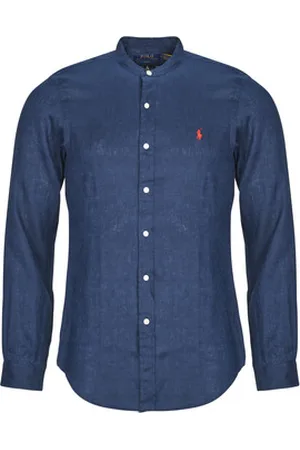 Ralph Lauren Pitkähihainen paitapusero CHEMISE AJUSTEE SLIM FIT EN LIN COL MAO EU S