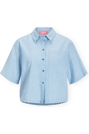 JJXX Paita Windy Seersucker Shirt - Little Boy Blue EU S