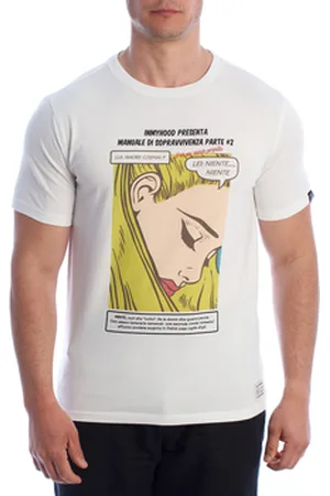 IN MY HOOD Lyhythihainen t-paita HS24MTS21-B-WHITE EU XXL