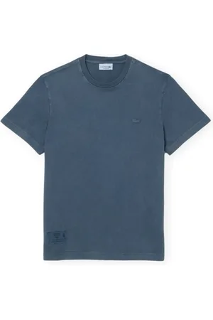 Lacoste T-paidat & Poolot Washed Effect Heavy Jersey T-Shirt - Blue EU XL