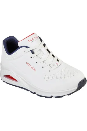Skechers Kengät Uno Stand On Air 73690-WNVR White/Navy/RED 36