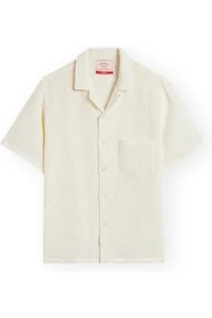 Portuguese Flannel Pitkähihainen paitapusero Salva Shirt - White EU M