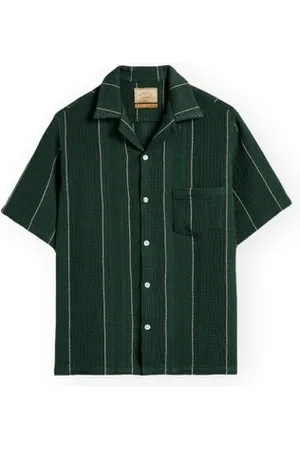 Portuguese Flannel Pitkähihainen paitapusero Alma Shirt - Green EU L