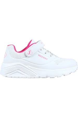 Skechers Tyttöjen sandaalit Uno Lite 310451N-WHP White H.Pink 21