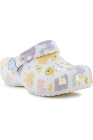 Crocs Poikien sandaalit Classic Pastel Pets Clog T 210989-0WV Chalk 22 / 23