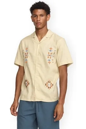 RVLT Pitkähihainen paitapusero RVLT Cuban Shirt - Offwhite EU S