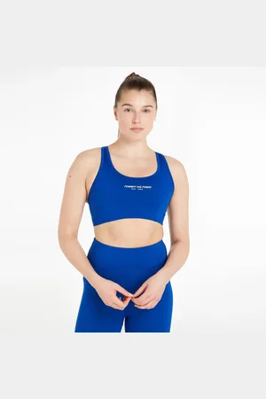 Tommy Hilfiger Sport Tape Logo Mid Intensity Essential Bra