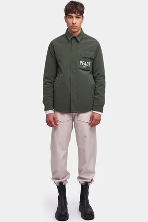 Stutterheim Ringen Matte Winter Overshirt Dark Green
