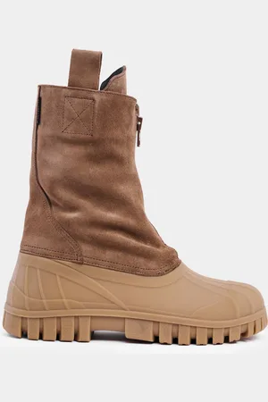 Stutterheim Patrol Zip Boot Suede /Fudge