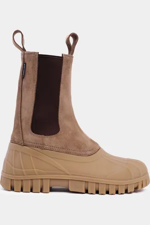 Stutterheim Patrol Boot Shaft Suede /Fudge
