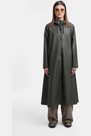 Stutterheim Mosebacke Long Lightweight Zip Raincoat