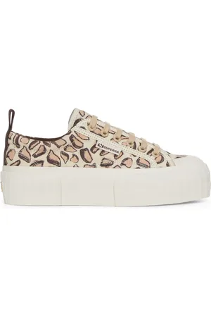 Superga 2631 PLATFORM GIRAFFA PRINT - Sneakers - Wedge - Woman